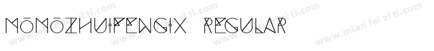 momozhuifengIX Regular字体转换
